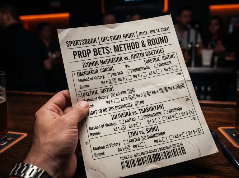 Apuestas especiales y prop bets UFC en España