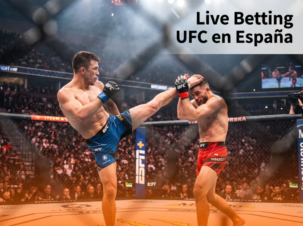 Live betting UFC España estrategia apuestas en directo por rounds
