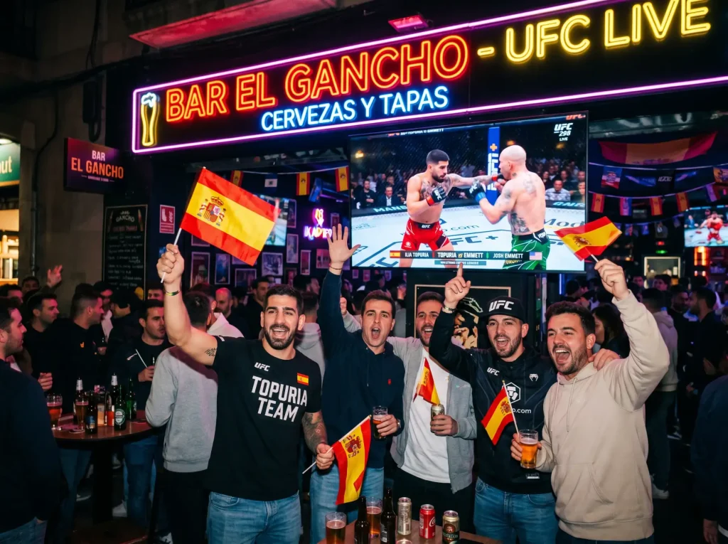 UFC en España historia del crecimiento y efecto Topuria